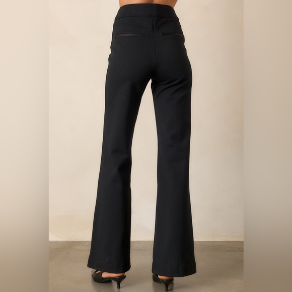 Spanx The Perfect Black Hi-Rise Flare Pants - Picture 11 of 11